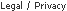 Air2Water Legal/Privacy Statements